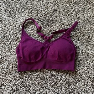 Chic Seamless Bralette in Deep Purple